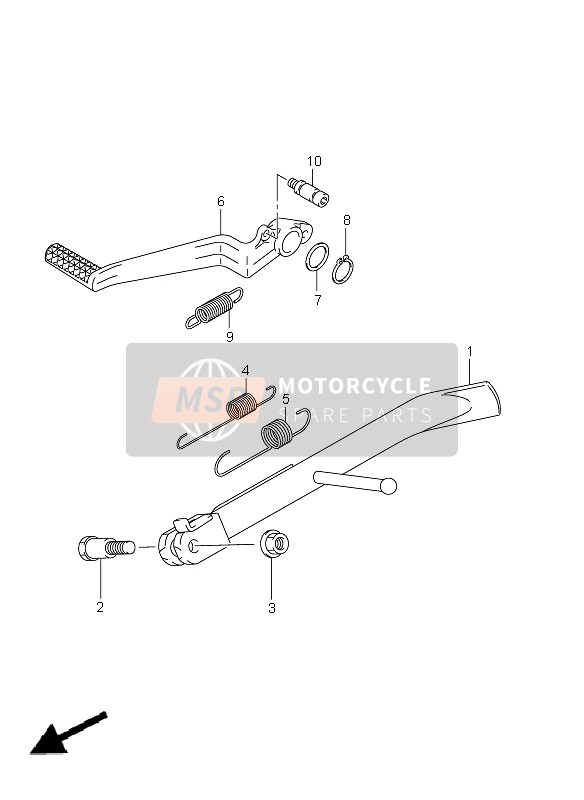 Suzuki GSR750 2011 STÄNDER für ein 2011 Suzuki GSR750