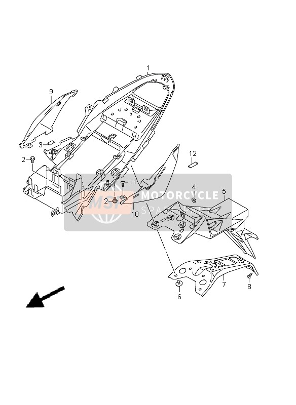 Rear Fender (GSR750 E21)