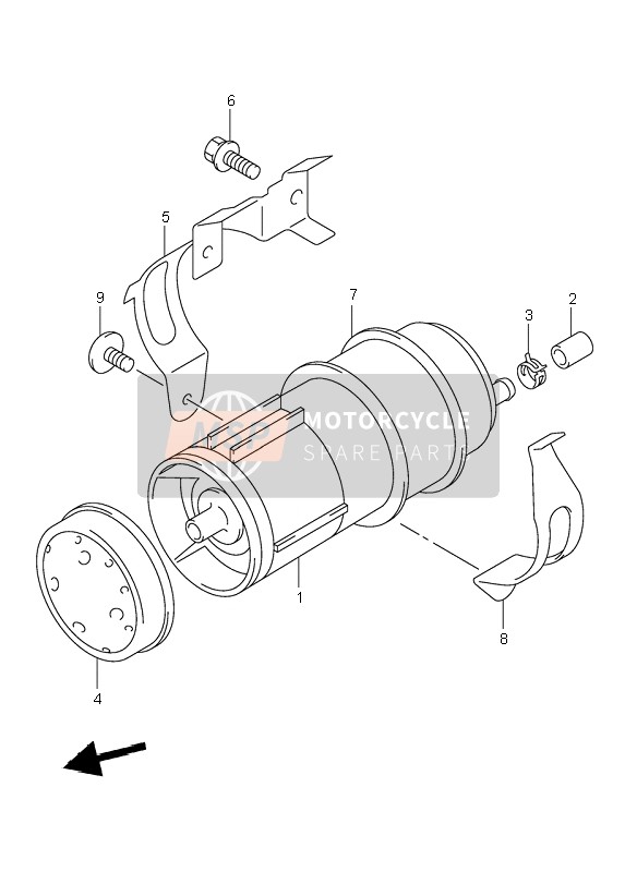 Brandstofopvangtank