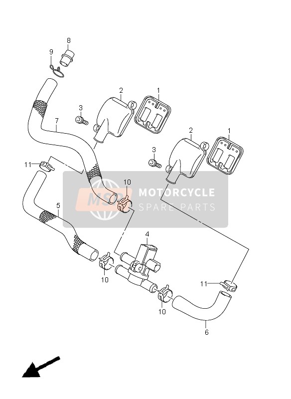 Suzuki GSX650F(A) 2011 2nd Air for a 2011 Suzuki GSX650F(A)