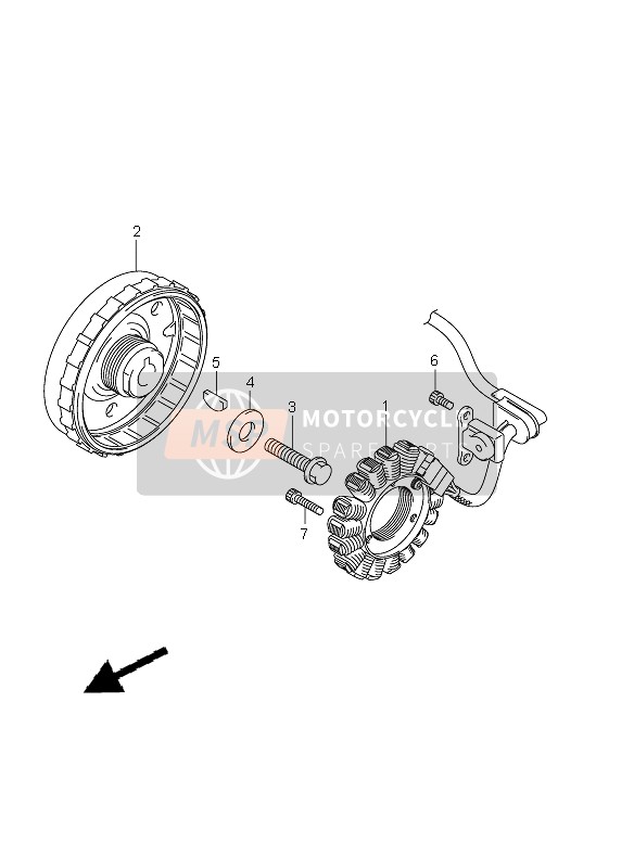 Suzuki GSX650F(A) 2011 MAGNETZÜNDER für ein 2011 Suzuki GSX650F(A)