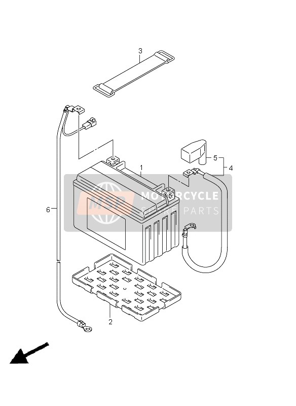 Accu (GSX650FU E21)