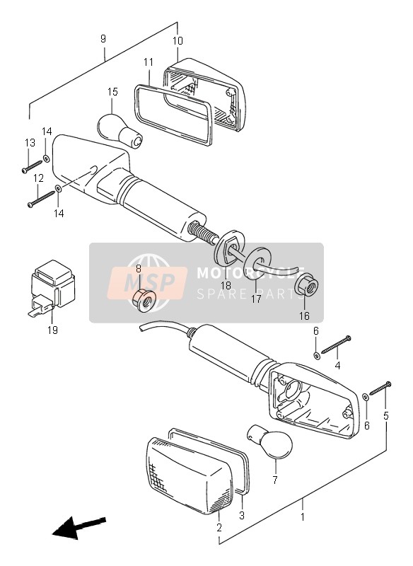 Lampe de clignotant