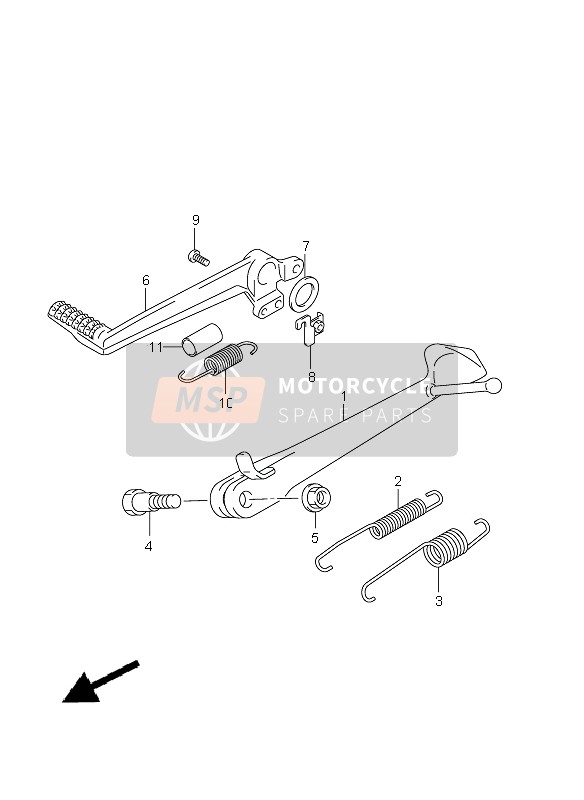 Suzuki GSX650F(A) 2011 Supporter pour un 2011 Suzuki GSX650F(A)