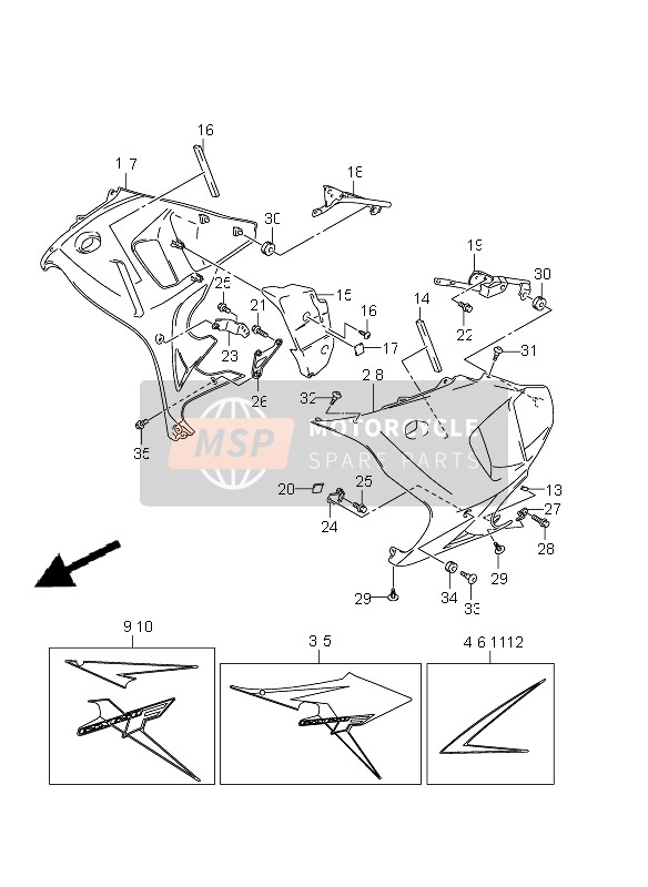 9447817H00, Cushion, Suzuki, 2