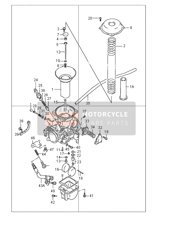 Achterste Carburateur