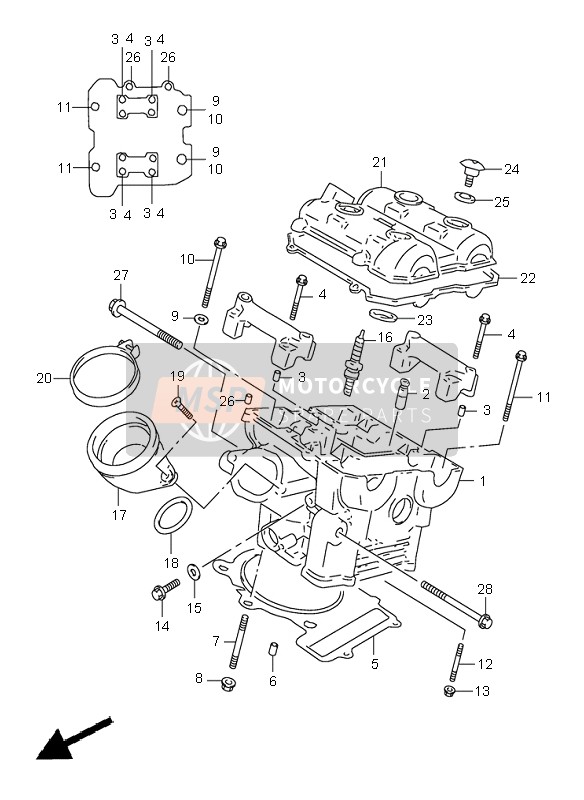 Rear Cylinder Head