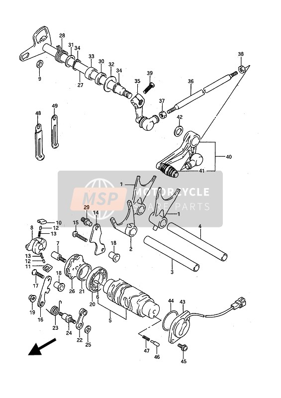 Suzuki GSX-R750W 1994 Gear Shifting for a 1994 Suzuki GSX-R750W