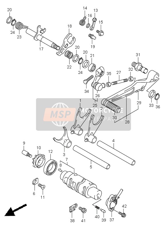 Suzuki DL1000 V-STROM 2004 Gear Shifting for a 2004 Suzuki DL1000 V-STROM