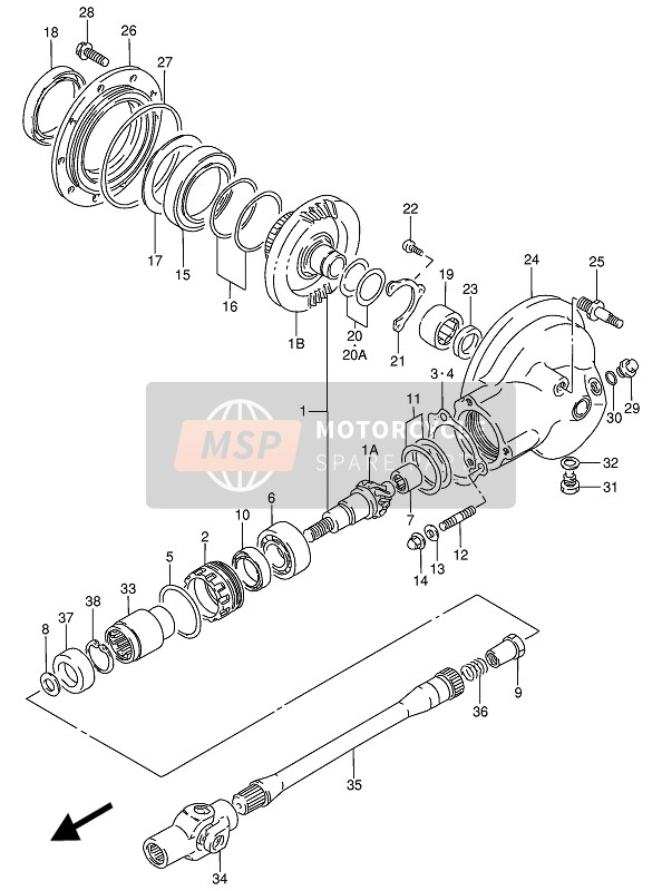 Propeller Shaft & Final Drive Gear