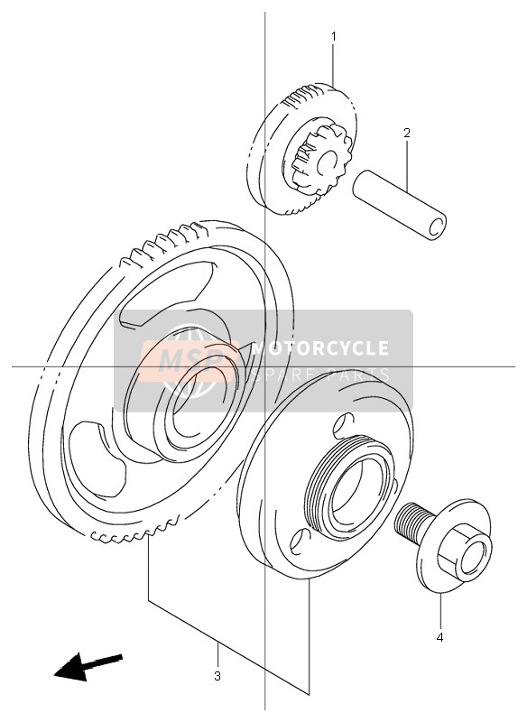 Suzuki GSF600(N)(S)(Z) BANDIT 2004 Entrée Embrayage pour un 2004 Suzuki GSF600(N)(S)(Z) BANDIT