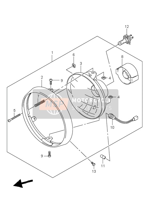 Headlamp (GSF600-U-Z)