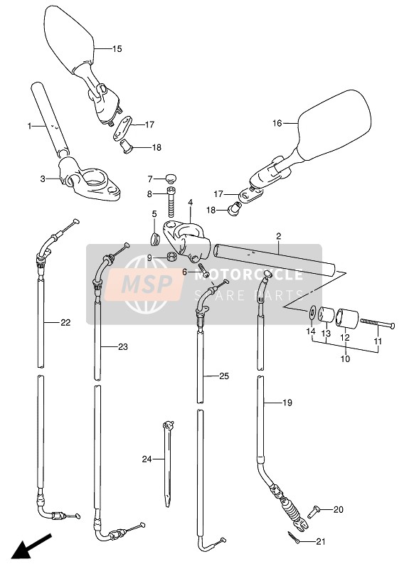 5830021E01, Cable Assy, Throttle   No.1, Suzuki, 0