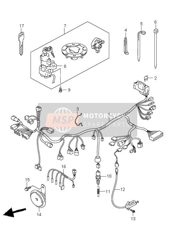 Wiring Harness (GSF600-U-Z)