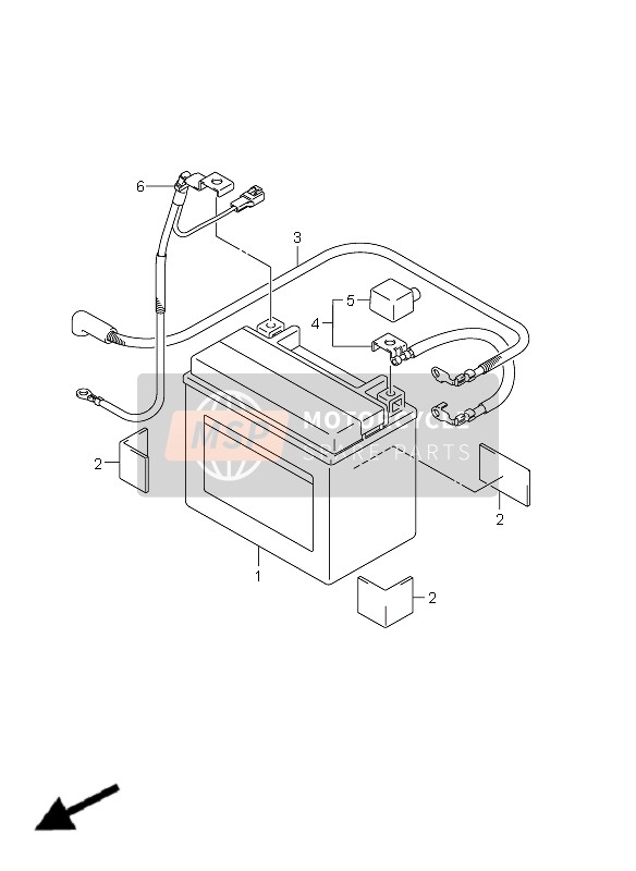 Suzuki GSX1300R HAYABUSA 2011 Battery (GSX1300R E14) for a 2011 Suzuki GSX1300R HAYABUSA