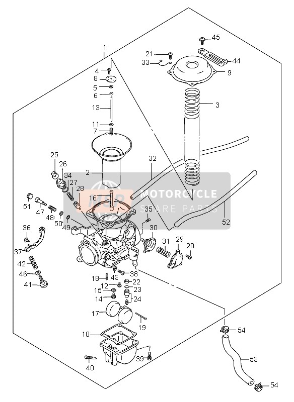 Suzuki VS800 INTRUDER 2004 Carburateur (Arrière) pour un 2004 Suzuki VS800 INTRUDER