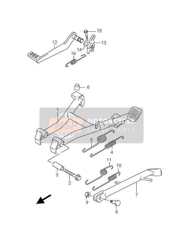 Suzuki GS500(E)(F) 2005 Standaard voor een 2005 Suzuki GS500(E)(F)