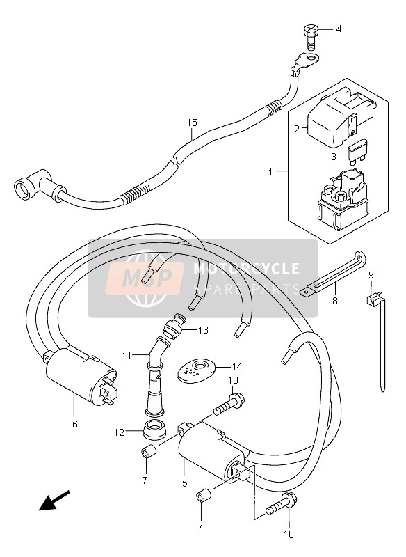 Suzuki GSX750F 2005 Electrical for a 2005 Suzuki GSX750F