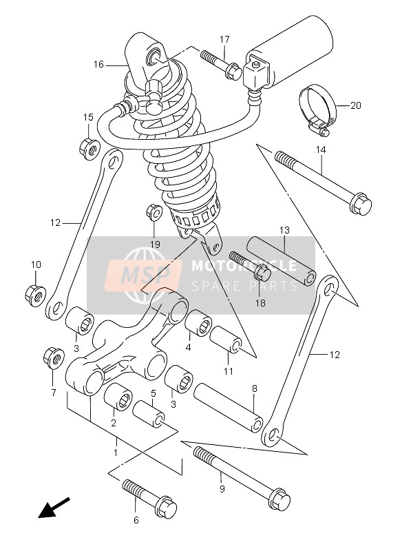 Rear Cushion Lever