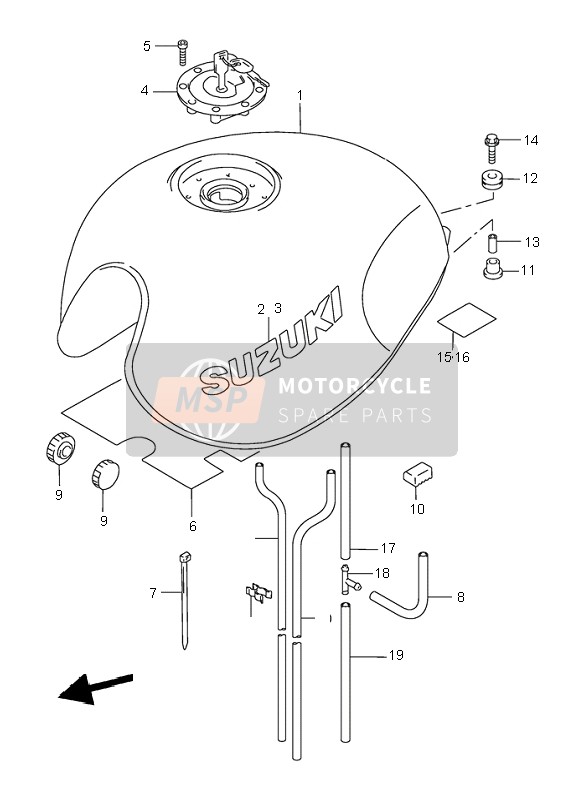 4410003F0133J, Tank Assy,Fuel(, Suzuki, 0