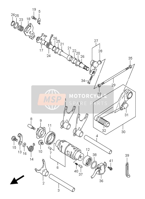 Suzuki GSX-R750(X) 2005 Gear Shifting for a 2005 Suzuki GSX-R750(X)