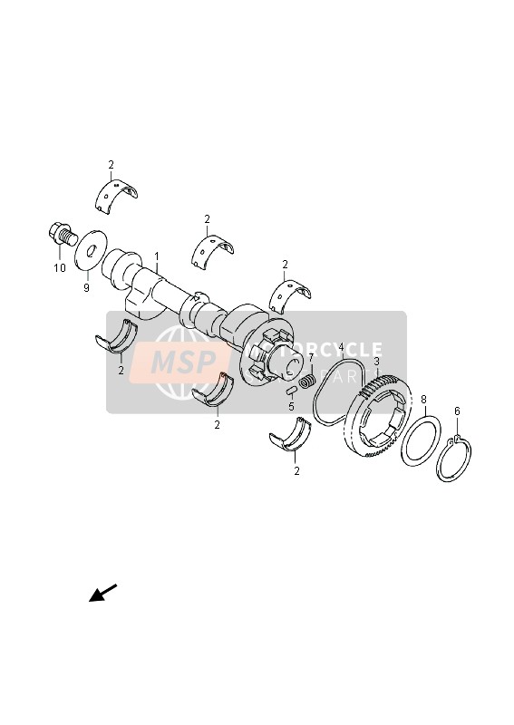 1222948H000D0, Rodamiento, Cigue?al, Suzuki, 2