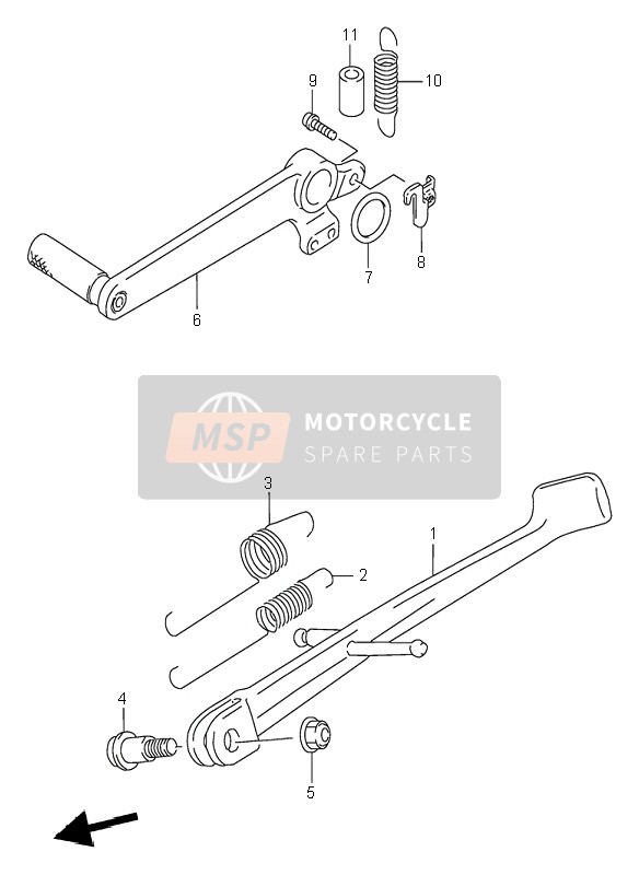 Suzuki RF900R 1998 Supporter pour un 1998 Suzuki RF900R