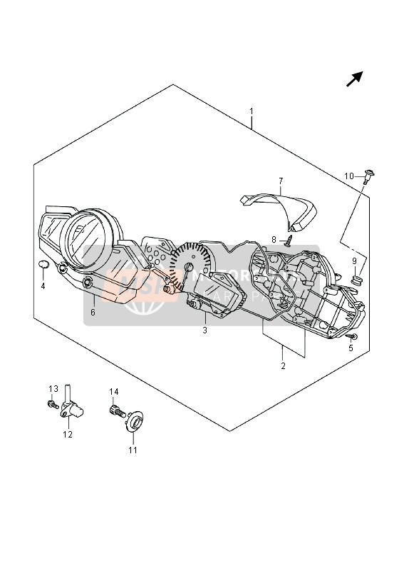 3415048H00, .Upper Case, Suzuki, 0