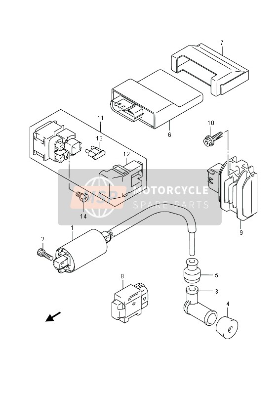 Suzuki RV125 VANVAN 2013 Electrical for a 2013 Suzuki RV125 VANVAN