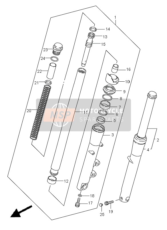 5117639A00, Spacer, Spring, Suzuki, 3