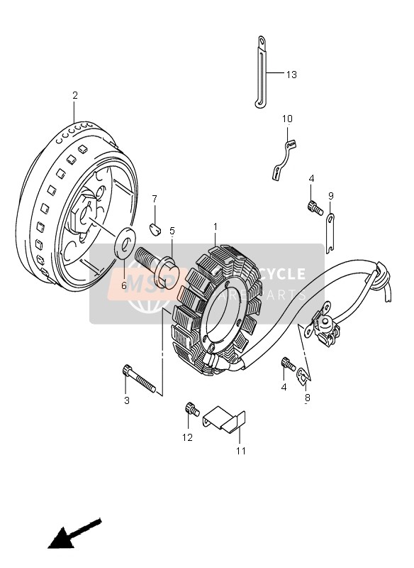 0940408206, Klemme, Suzuki, 2