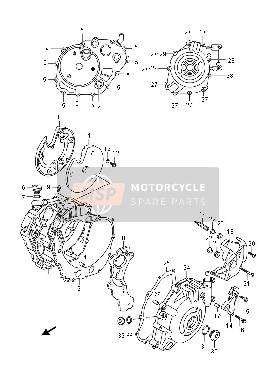 1137144H00, Cover, Engine Sprocket Outer, Suzuki, 1