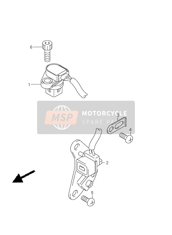 Suzuki GSX-R600 2011 Générateur de signal pour un 2011 Suzuki GSX-R600