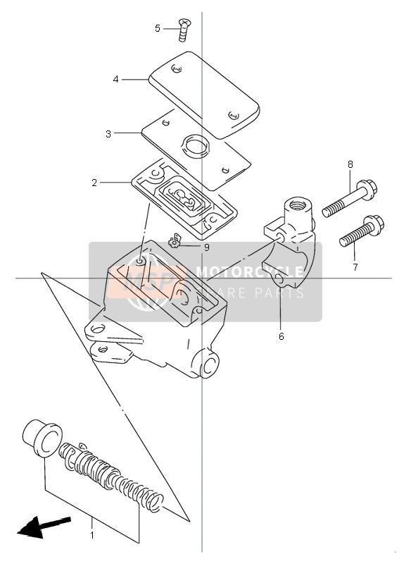 Suzuki GSX1200 INAZUMA 1999 Front Master Cylinder for a 1999 Suzuki GSX1200 INAZUMA