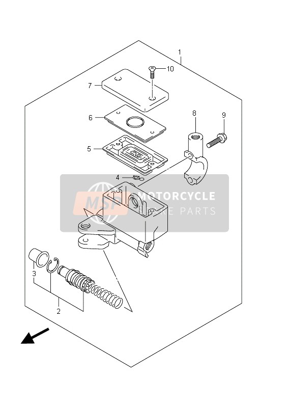 Pompa freno anteriore (SFV650 E24)