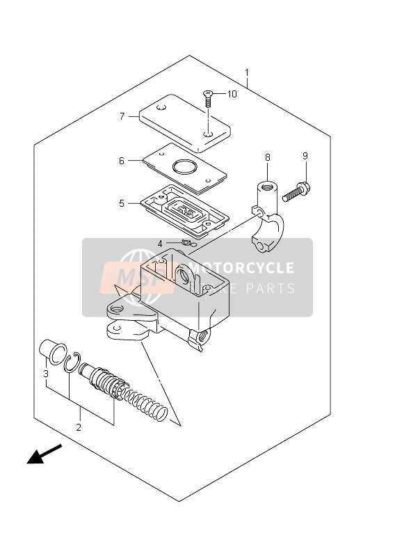 Pompa freno anteriore (SFV650U E21)