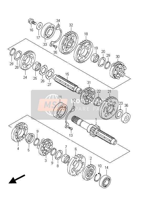 Suzuki C800 (VL800) INTRUDER 2011 Transmission for a 2011 Suzuki C800 (VL800) INTRUDER