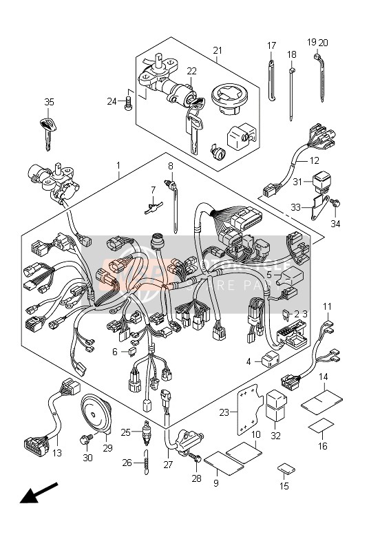 Wiring Harness (VZ800 E2)