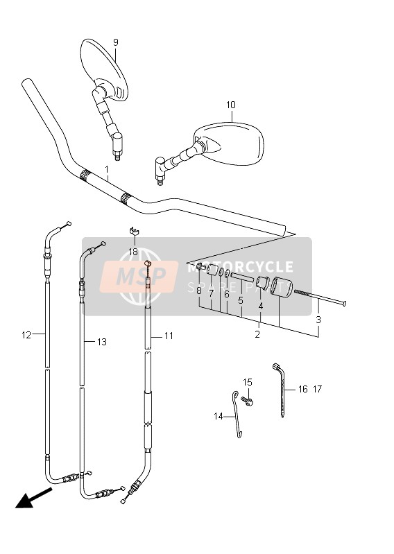 Handlebar (VZ800UE E19)