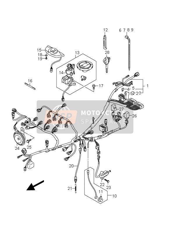 Wiring Harness (GSR750 E24)