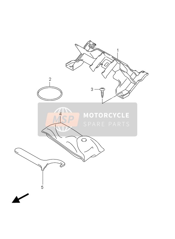 Suzuki GSR750(A) 2012 HALTER für ein 2012 Suzuki GSR750(A)