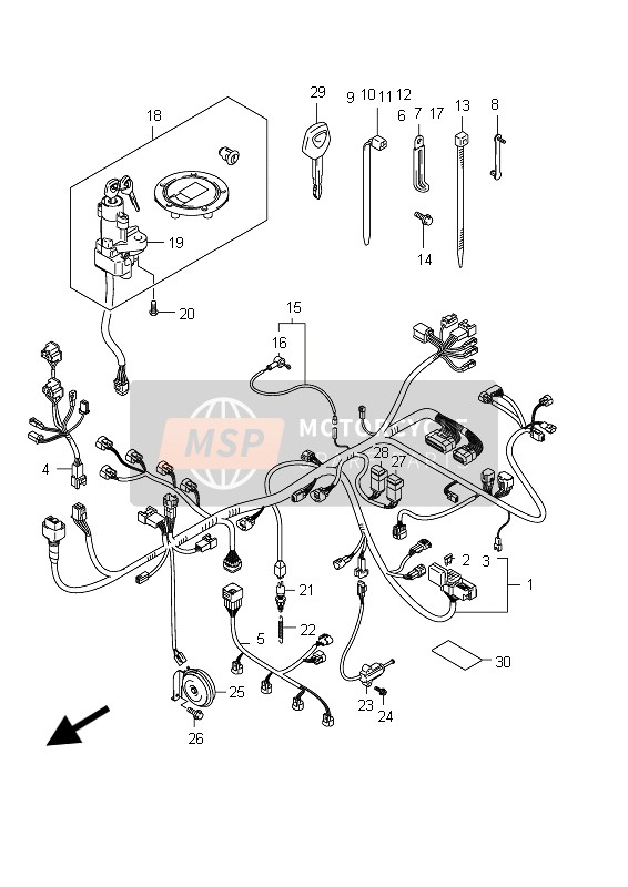 Wiring Harness (GSF1250S E24)