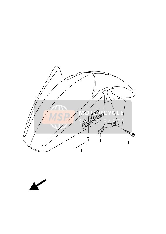 Front Fender (GSF1250SA E24)