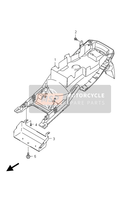 Rear Fender (GSF1250SA E24)