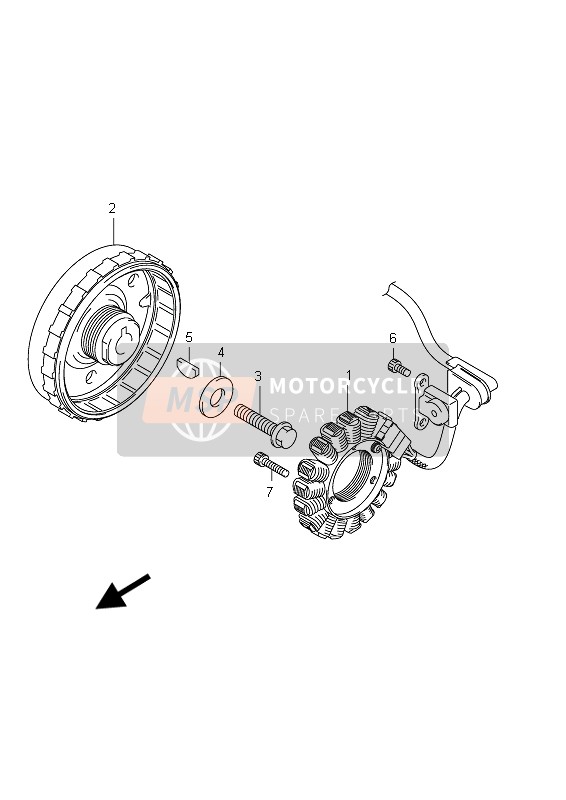 Suzuki GSX650F(A) 2012 MAGNETZÜNDER für ein 2012 Suzuki GSX650F(A)