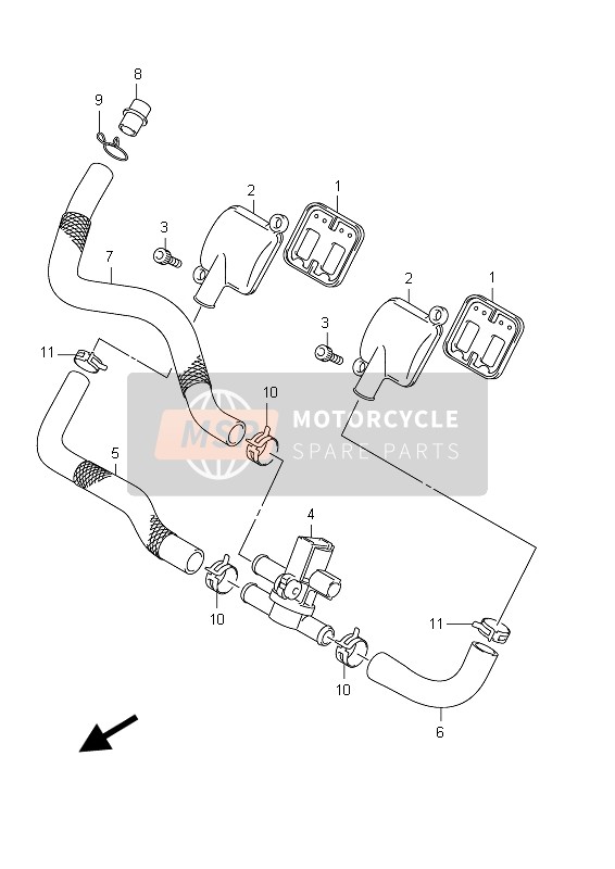 Suzuki GSX1250FA 2012 2e Air pour un 2012 Suzuki GSX1250FA