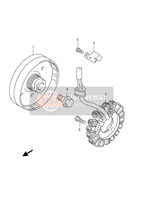 Suzuki GSX-R600 2012 Generator for a 2012 Suzuki GSX-R600