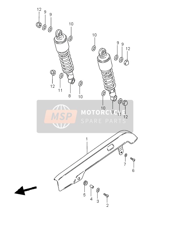 6210005330, Absorber Assy, Rear  Shock, Suzuki, 0