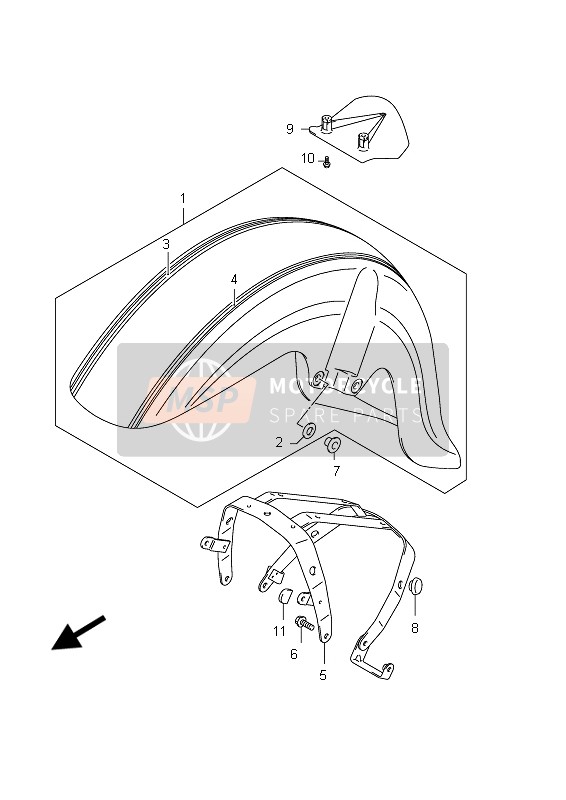 Front Fender (VL800C E24)