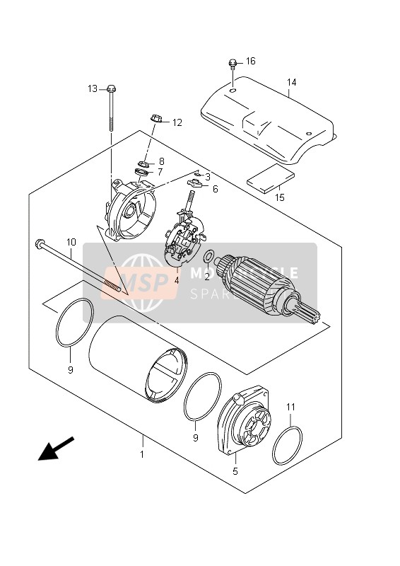 Suzuki VZ800 INTRUDER 2012 Comenzando Motor para un 2012 Suzuki VZ800 INTRUDER